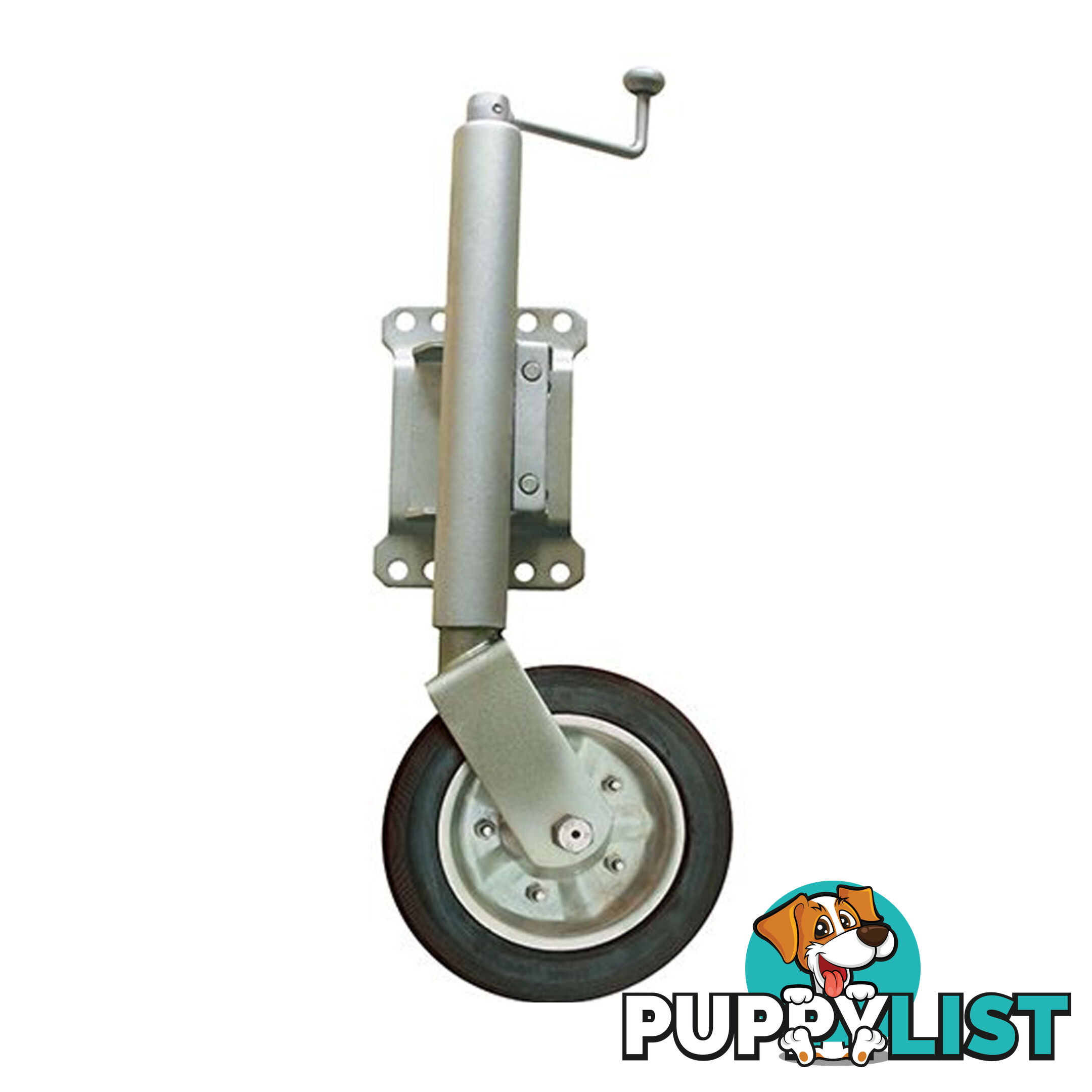 LoadMaster Jockey Wheel 250mm (10 ") Hard Wheel, Swing Away Swivel Bracket SKU - LM30205