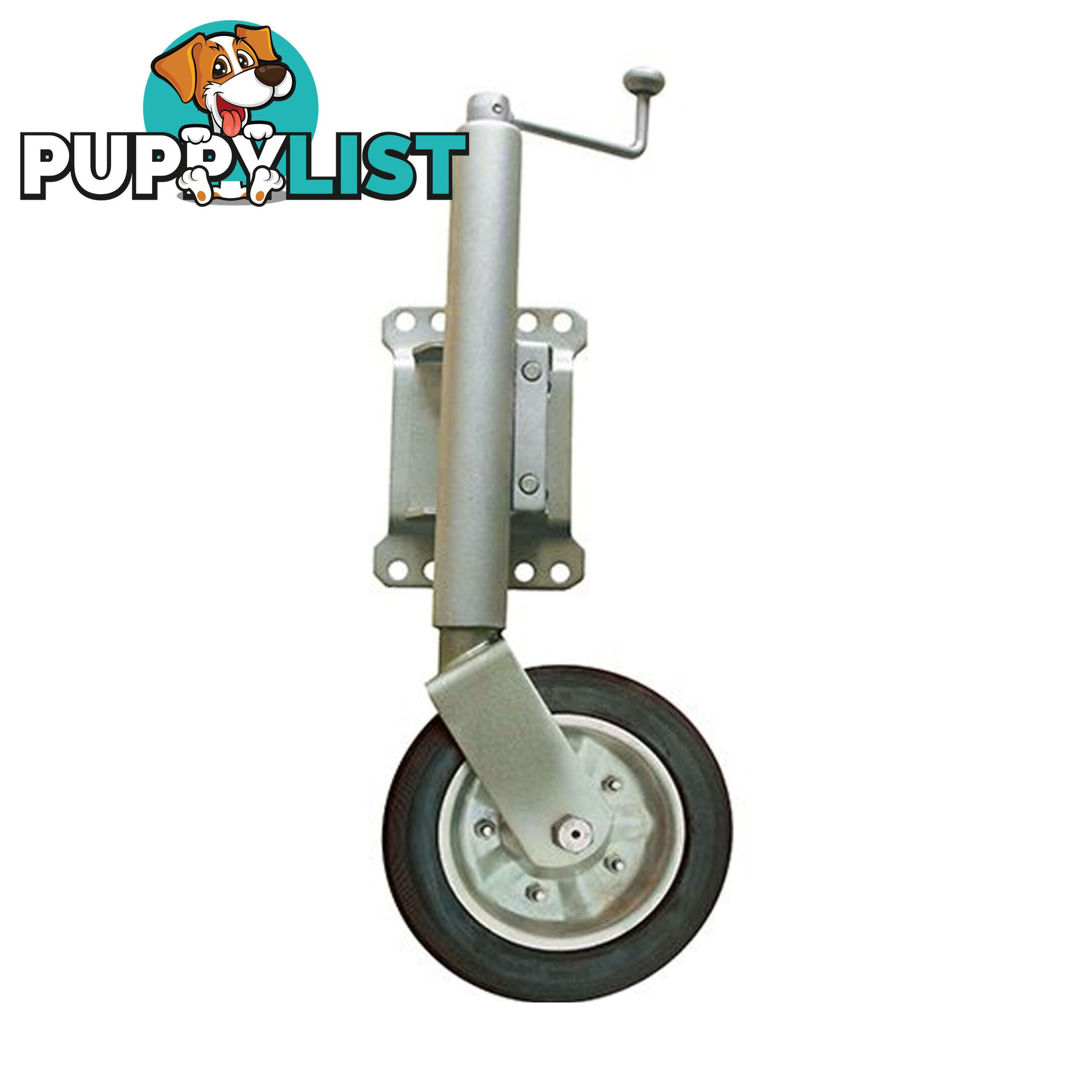 LoadMaster Jockey Wheel 250mm (10 ") Hard Wheel, Swing Away Swivel Bracket SKU - LM30205