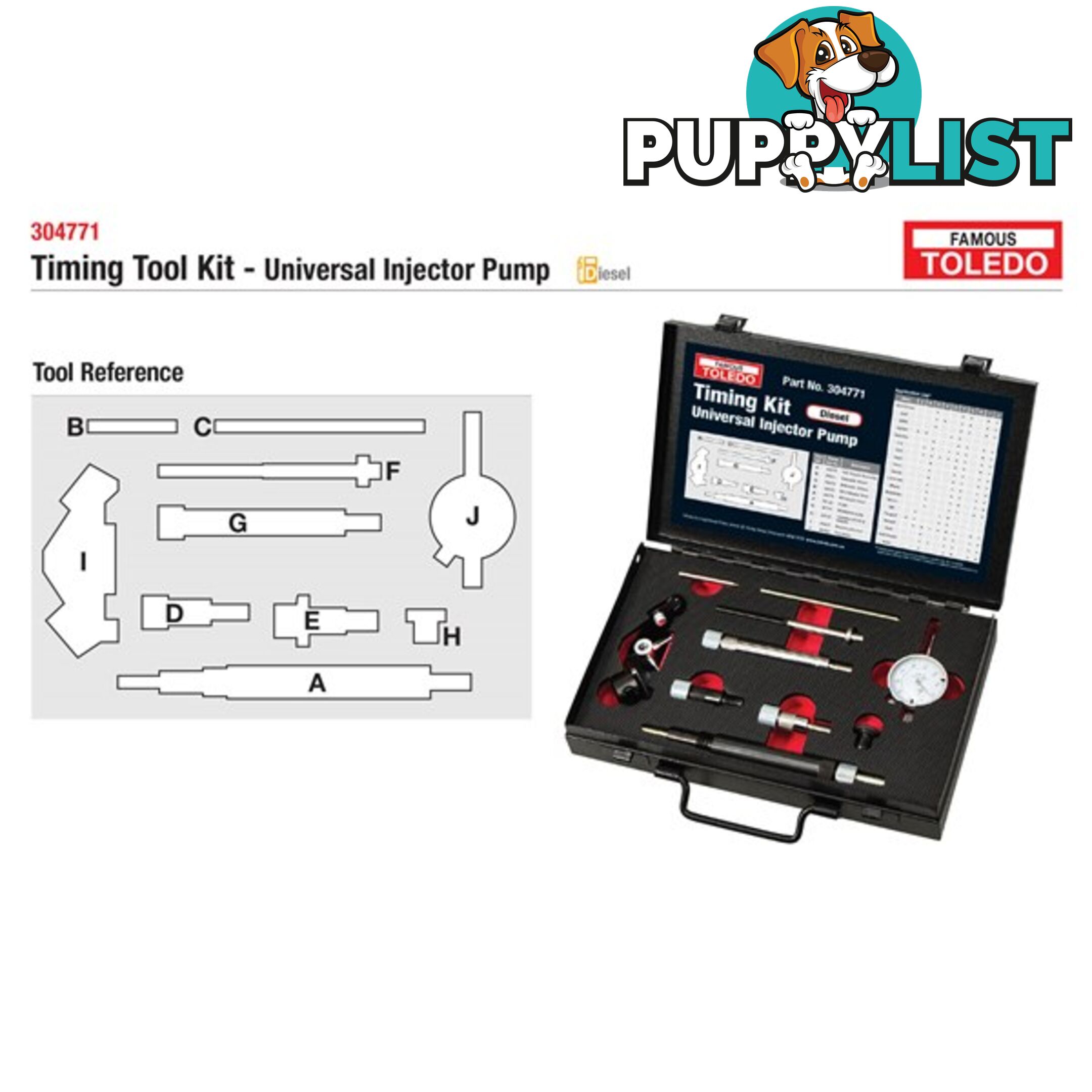 Toledo Timing Tool Kit  - Universal SKU - 304771