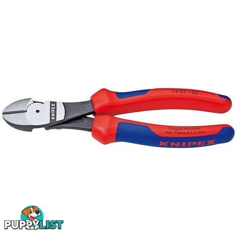 Knipex 180mm Diagonal Cutter  - High Leverage SKU - 7402180