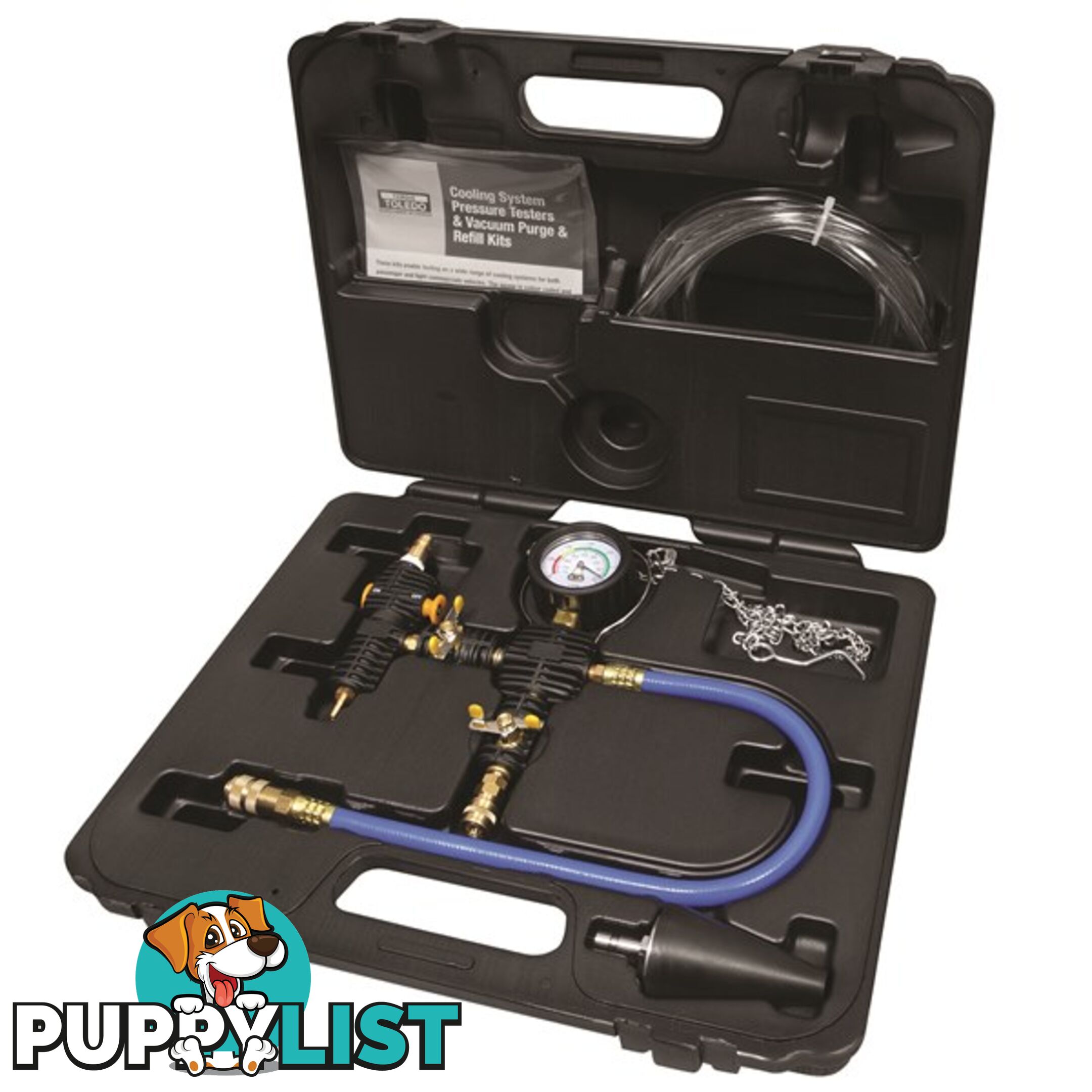 Toledo Cooling System Pressure Vacuum Refill Kit  - 3 Pc SKU - 308552