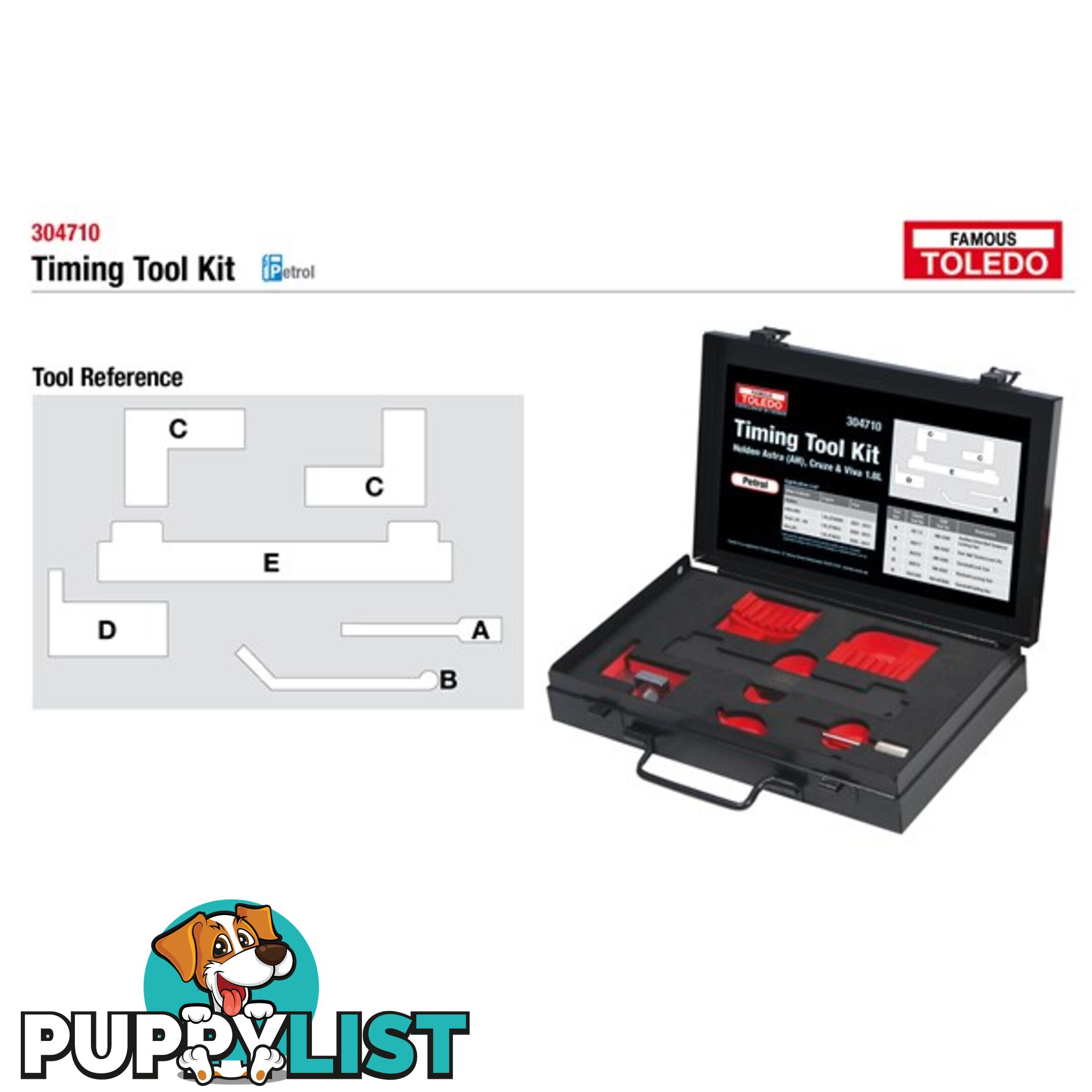 Toledo Timing Tool Kit  - Holden (GM) SKU - 304710