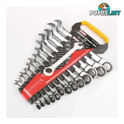 Toledo Ratchet Wrench 13pc Set SAE Fixed Head SKU - 301892