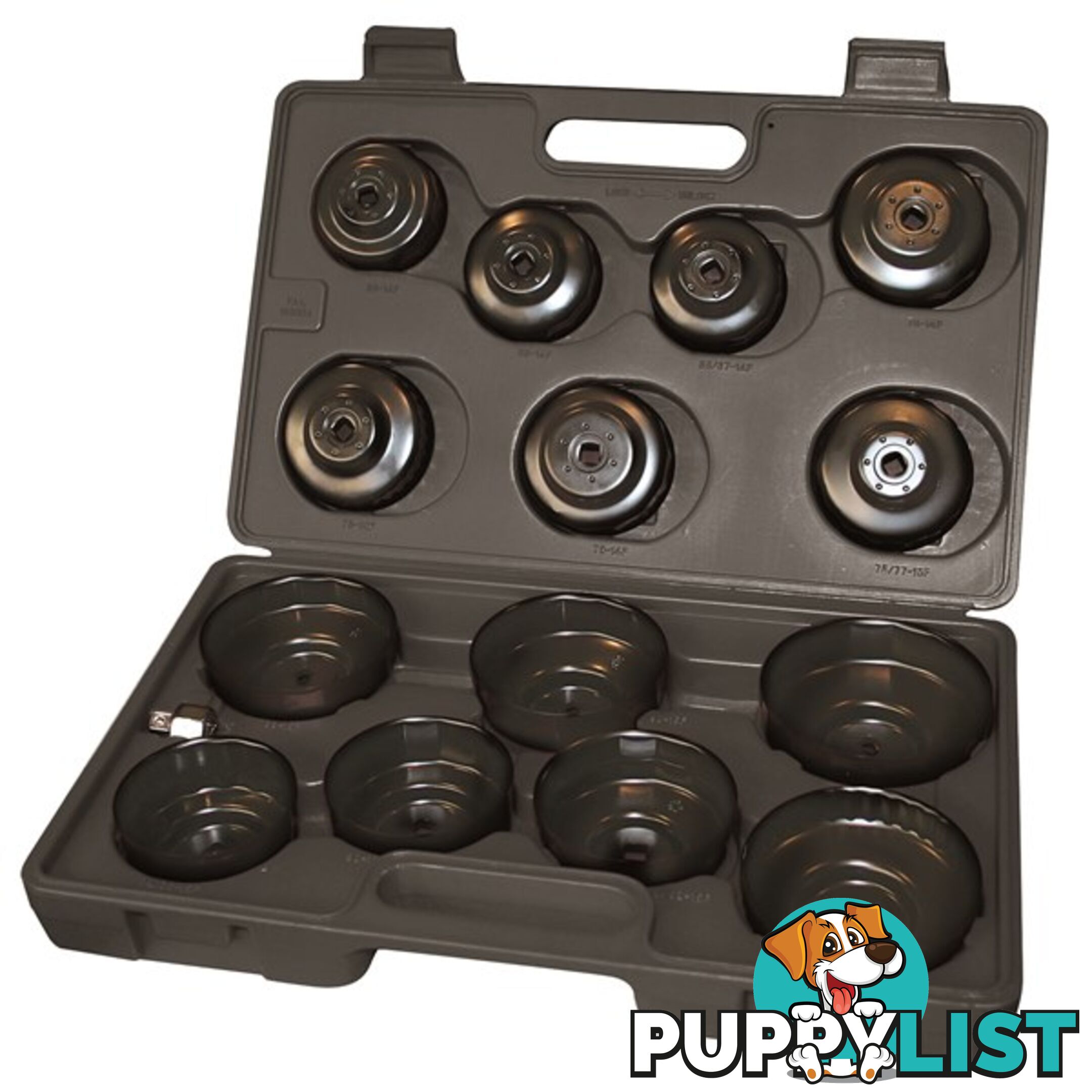 Toledo Oil Filter Cup Wrench Set  - 15 Pc SKU - 305004