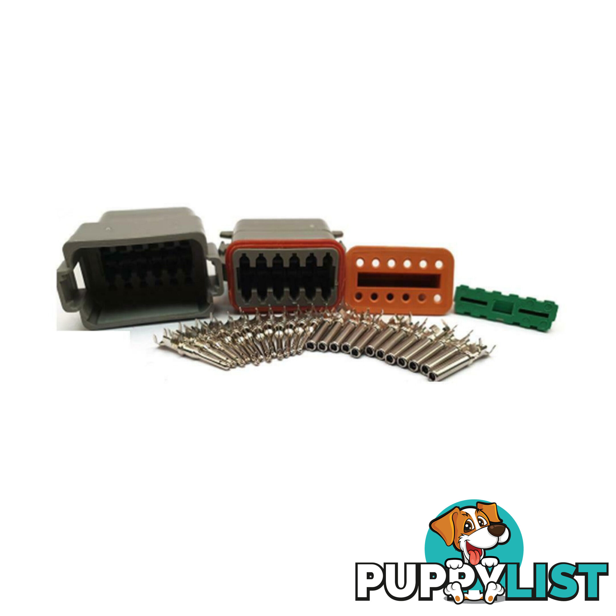 Deutsch Plug 2 pin to 12 pin Solid or  'F ' Electrical Connectors Waterproof