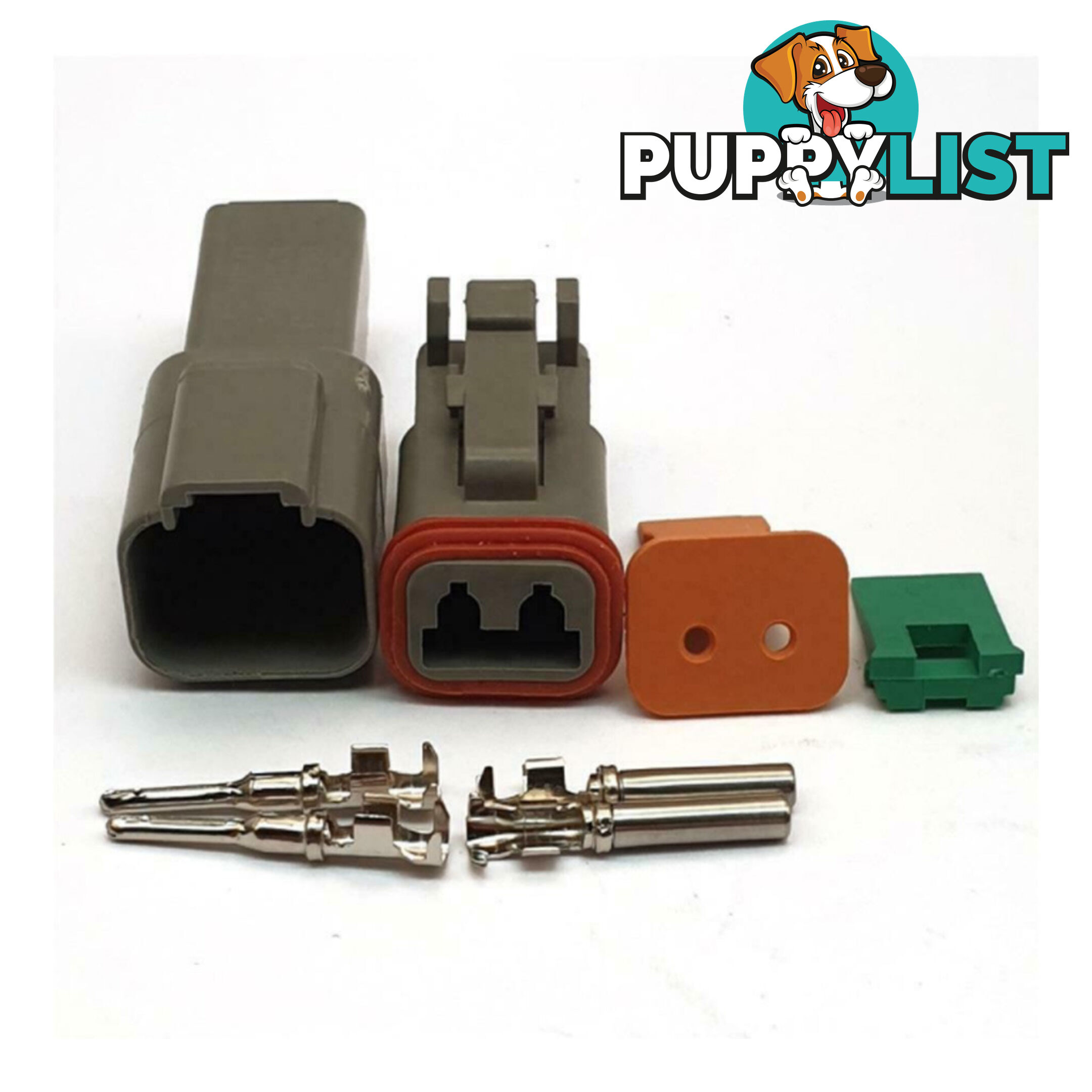 Deutsch Plug 2 pin to 12 pin Solid or  'F ' Electrical Connectors Waterproof