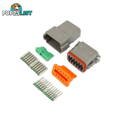 Deutsch Plug 2 pin to 12 pin Solid or  'F ' Electrical Connectors Waterproof