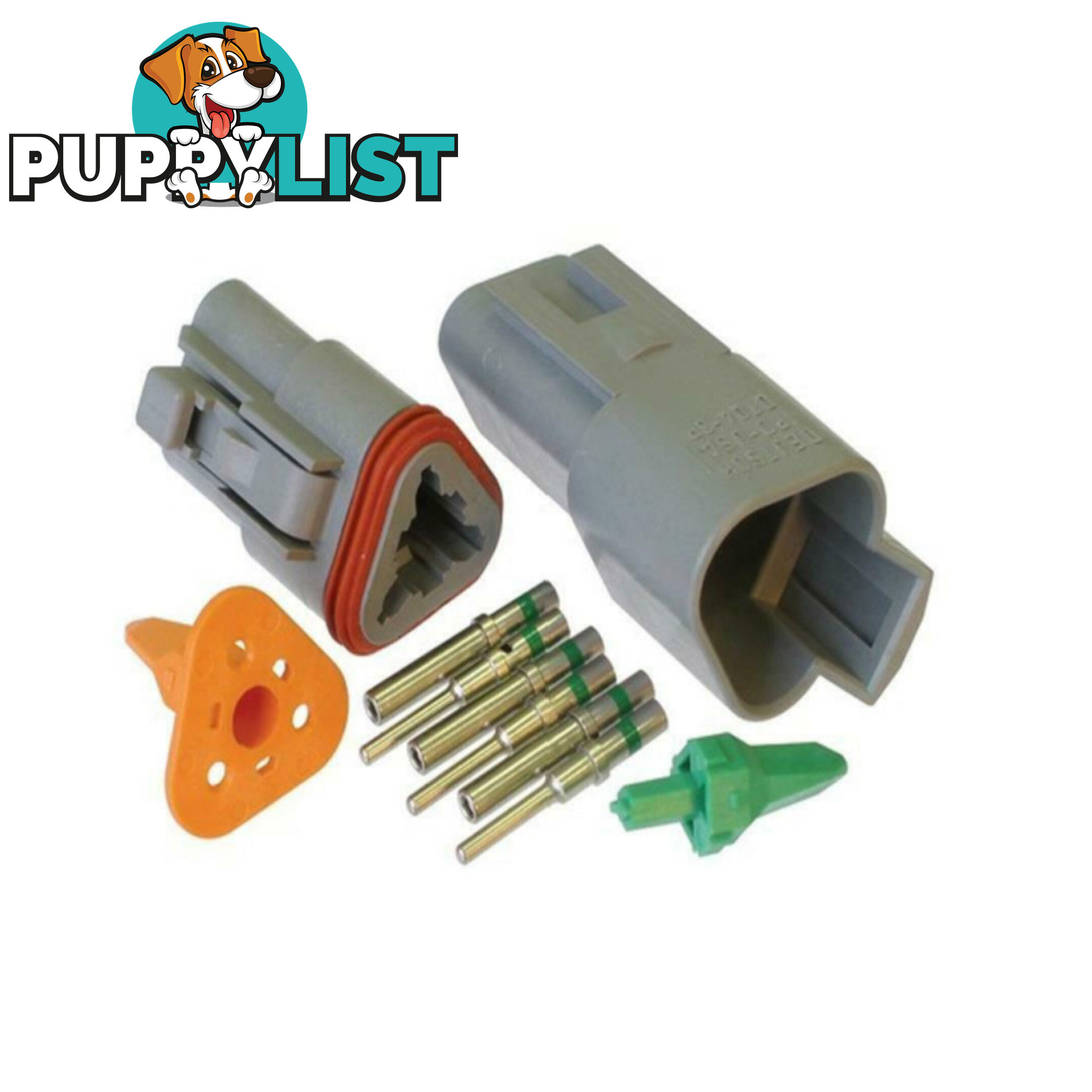 Deutsch Plug 2 pin to 12 pin Solid or  'F ' Electrical Connectors Waterproof