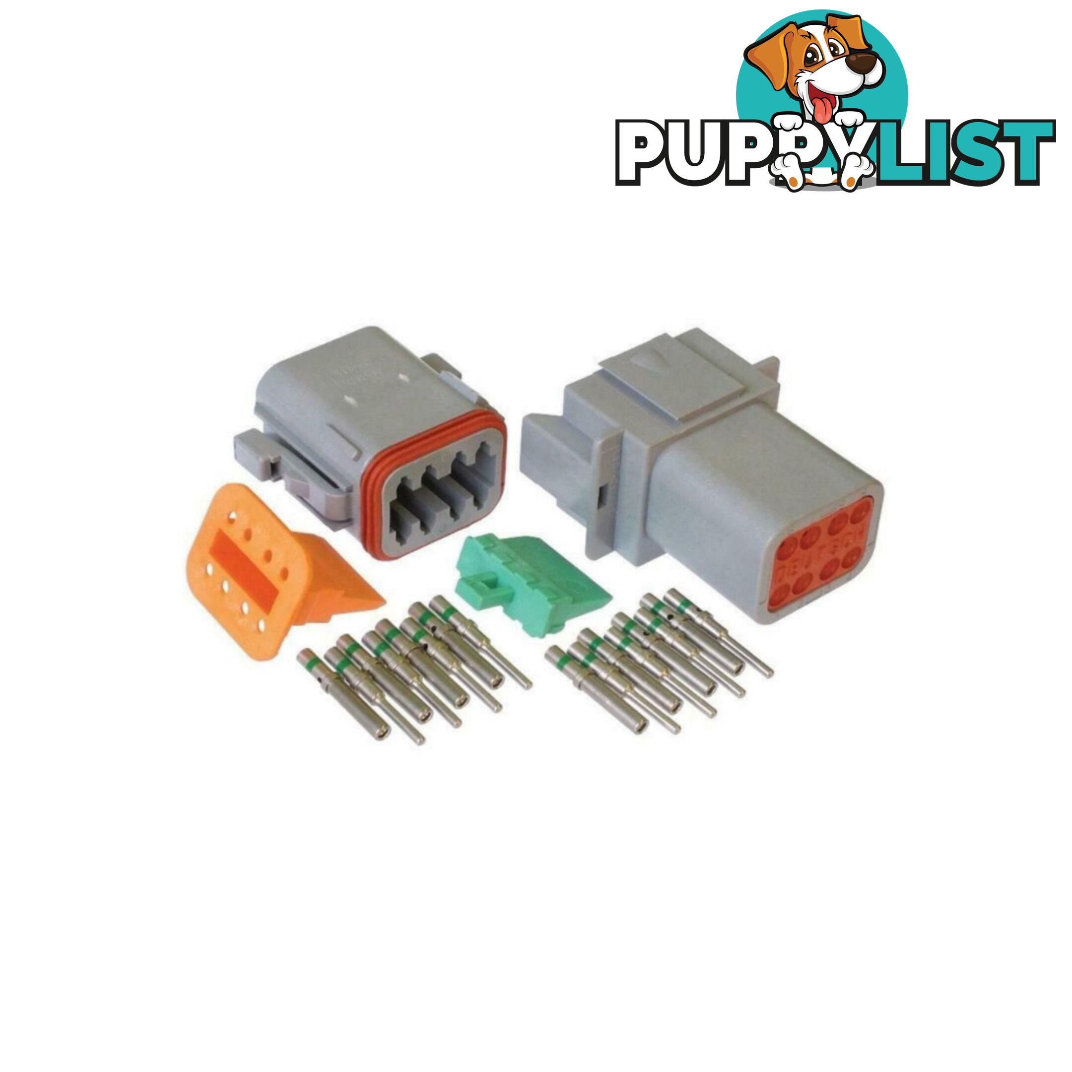 Deutsch Plug 2 pin to 12 pin Solid or  'F ' Electrical Connectors Waterproof