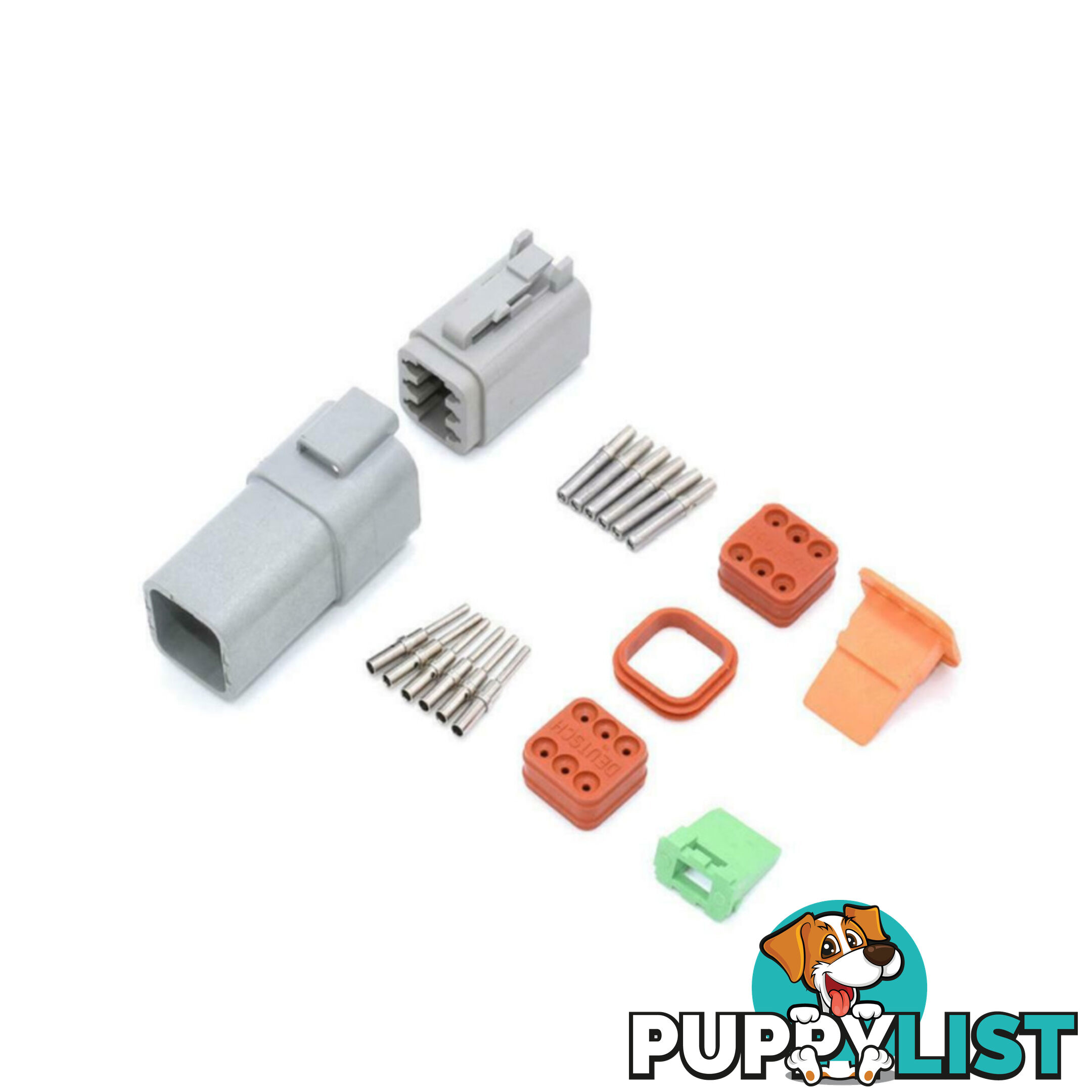 Deutsch Plug 2 pin to 12 pin Solid or  'F ' Electrical Connectors Waterproof