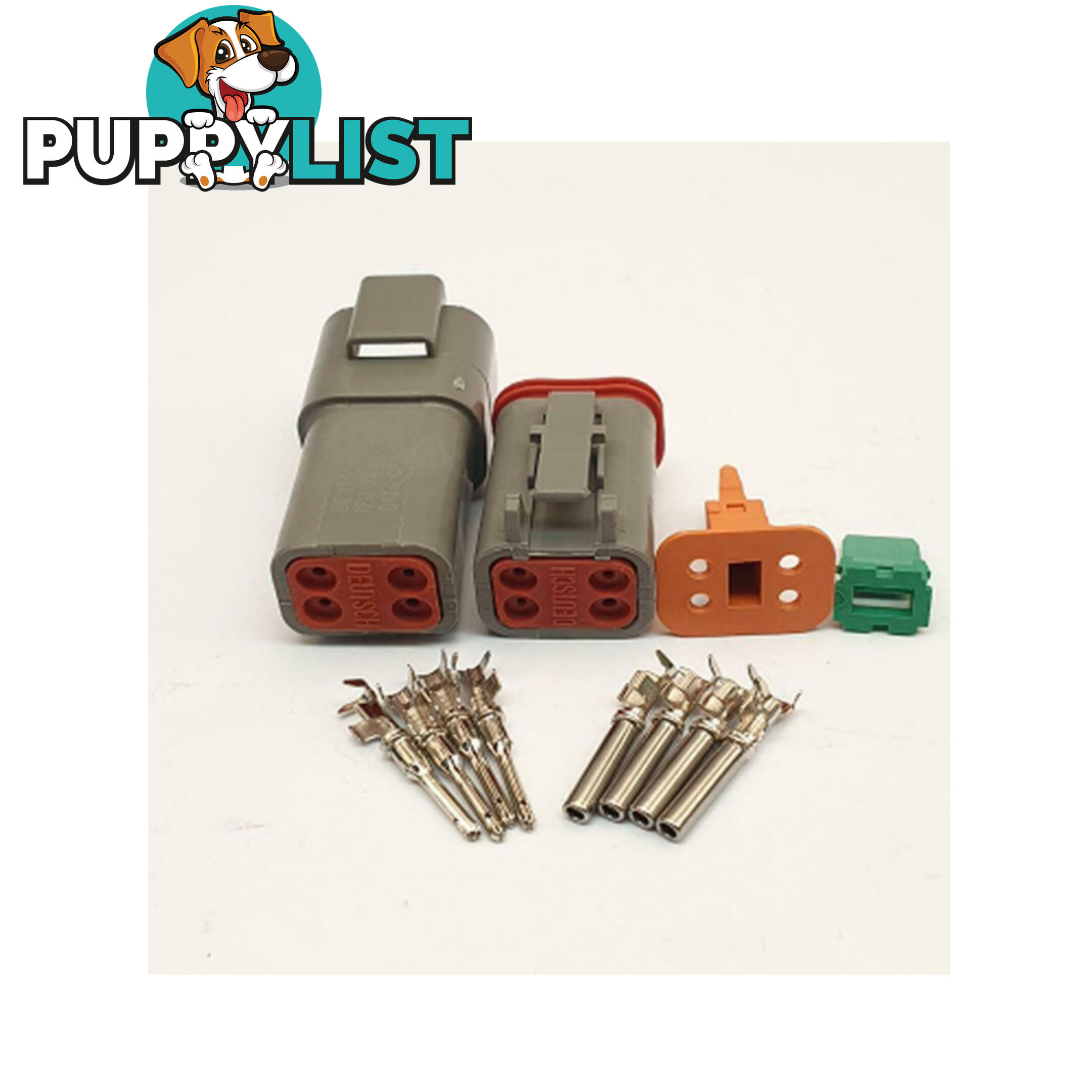 Deutsch Plug 2 pin to 12 pin Solid or  'F ' Electrical Connectors Waterproof