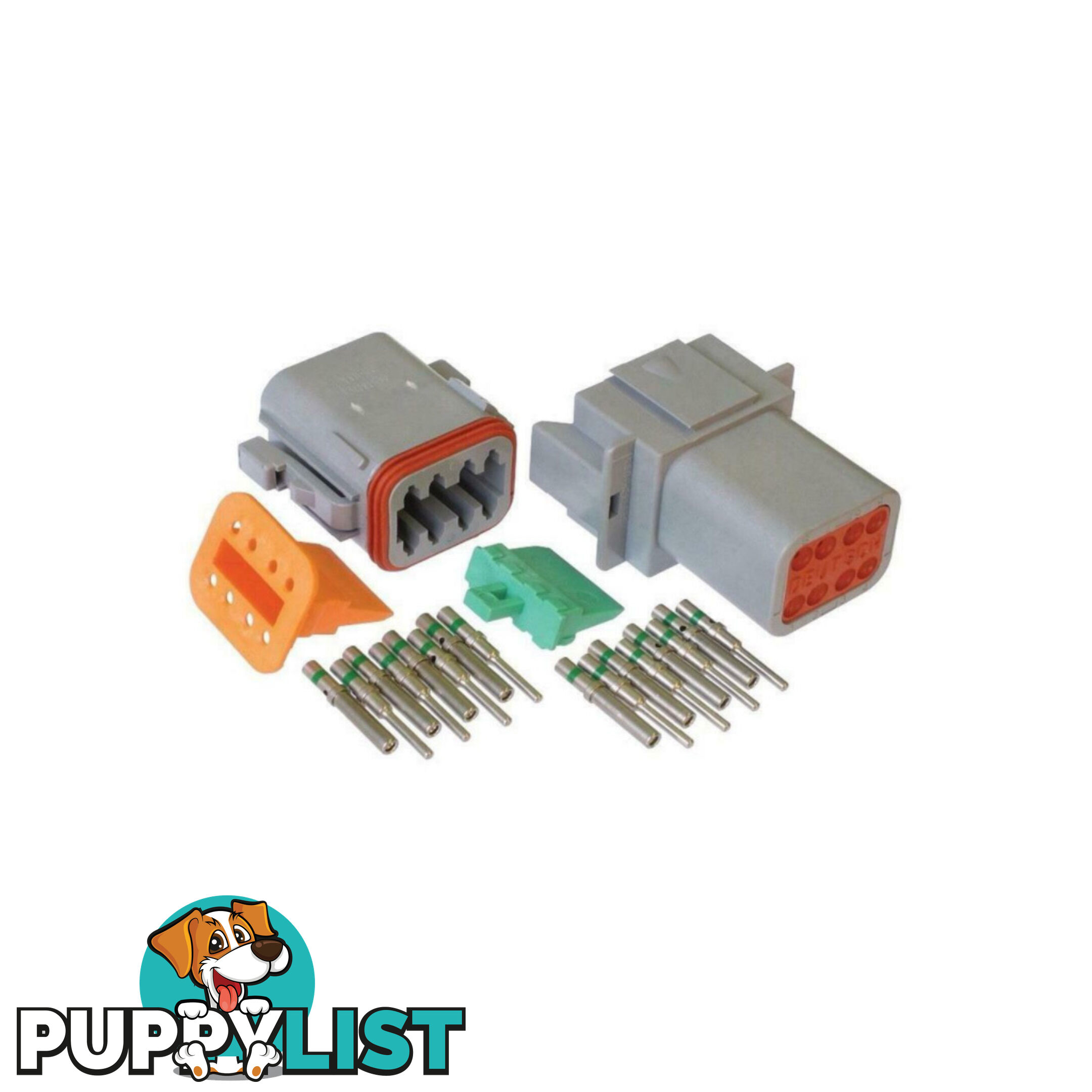 Deutsch Plug 2 pin to 12 pin Solid or  'F ' Electrical Connectors Waterproof