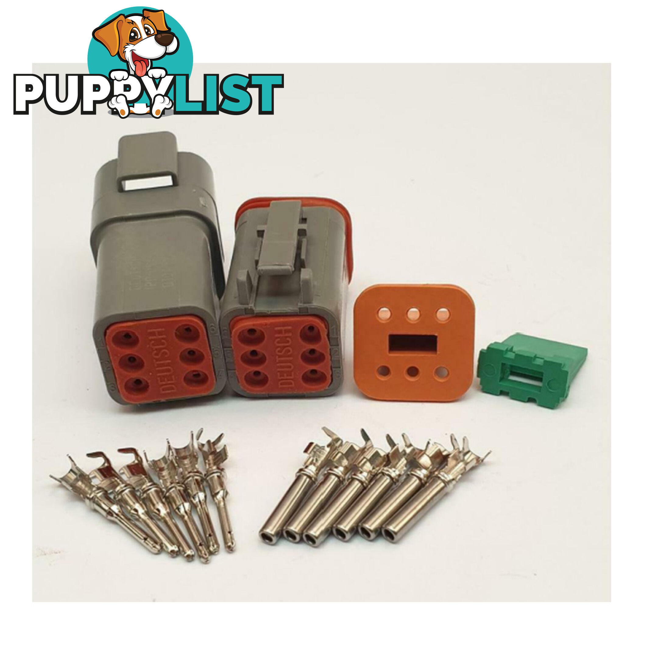 Deutsch Plug 2 pin to 12 pin Solid or  'F ' Electrical Connectors Waterproof