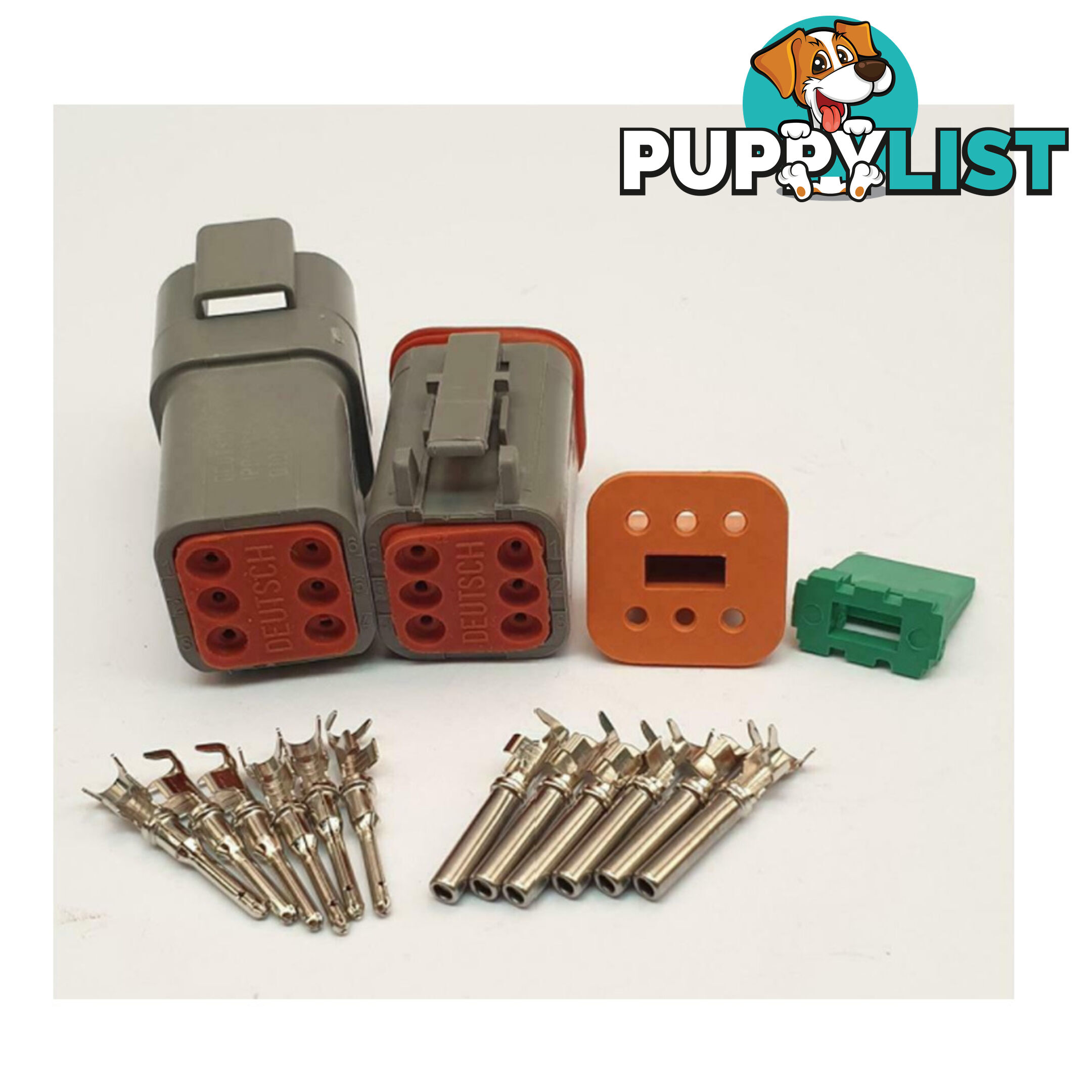 Deutsch Plug 2 pin to 12 pin Solid or  'F ' Electrical Connectors Waterproof