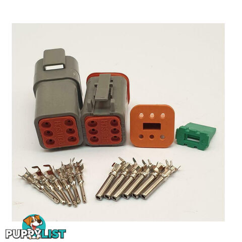 Deutsch Plug 2 pin to 12 pin Solid or  'F ' Electrical Connectors Waterproof