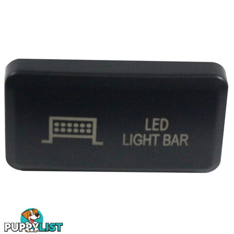 LED Light Bar Switch Compatible with Toyota 12V Blue B/Light SKU - BB-10240