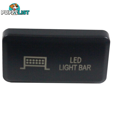 LED Light Bar Switch Compatible with Toyota 12V Blue B/Light SKU - BB-10240