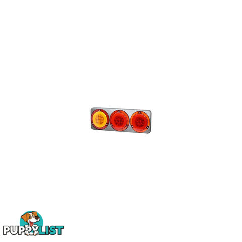 Whitevision 4 " Rear Combo Lamps Stop/Diffused Tail/DI/Reflector SKU - CRL455LEDB, CRL455LEDC