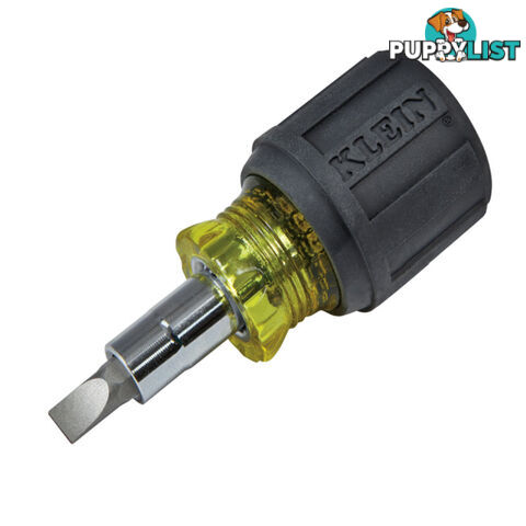 Klein Multi Bit Screw   Nut Driver 6 in 1 Stubby SKU - 32561