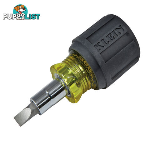 Klein Multi Bit Screw   Nut Driver 6 in 1 Stubby SKU - 32561