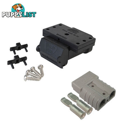 50A Anderson Plug Mounting Kit with LED and 50 amp Anderson Style Plug SKU - TV-201426-50Combo