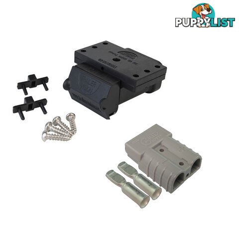 50A Anderson Plug Mounting Kit with LED and 50 amp Anderson Style Plug SKU - TV-201426-50Combo