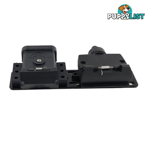 Trailer Vision Mounting Plate for 50 amp Anderson Plug   Flat Trailer Plug SKU - TV17689-B