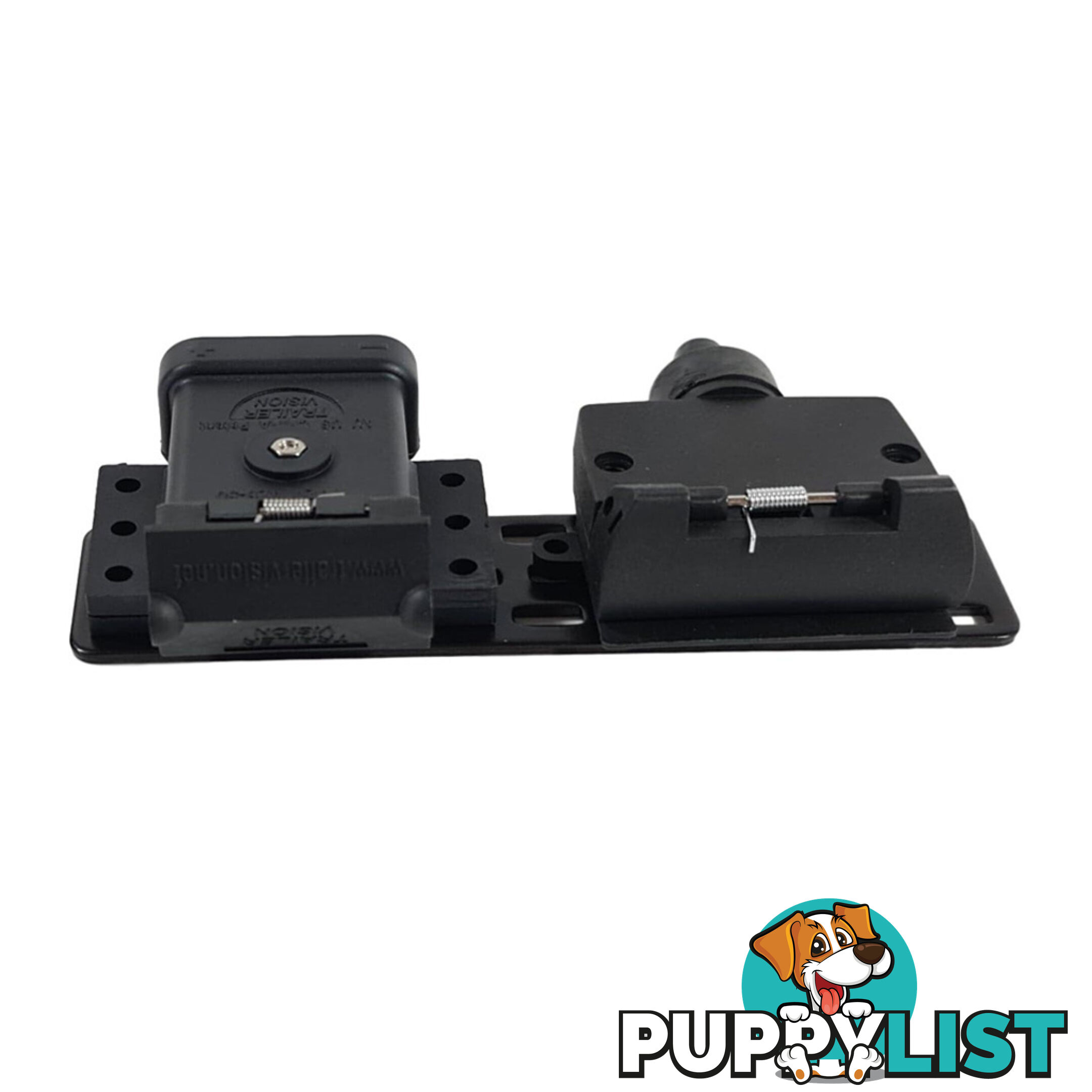 Trailer Vision Mounting Plate for 50 amp Anderson Plug   Flat Trailer Plug SKU - TV17689-B