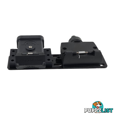 Trailer Vision Mounting Plate for 50 amp Anderson Plug   Flat Trailer Plug SKU - TV17689-B