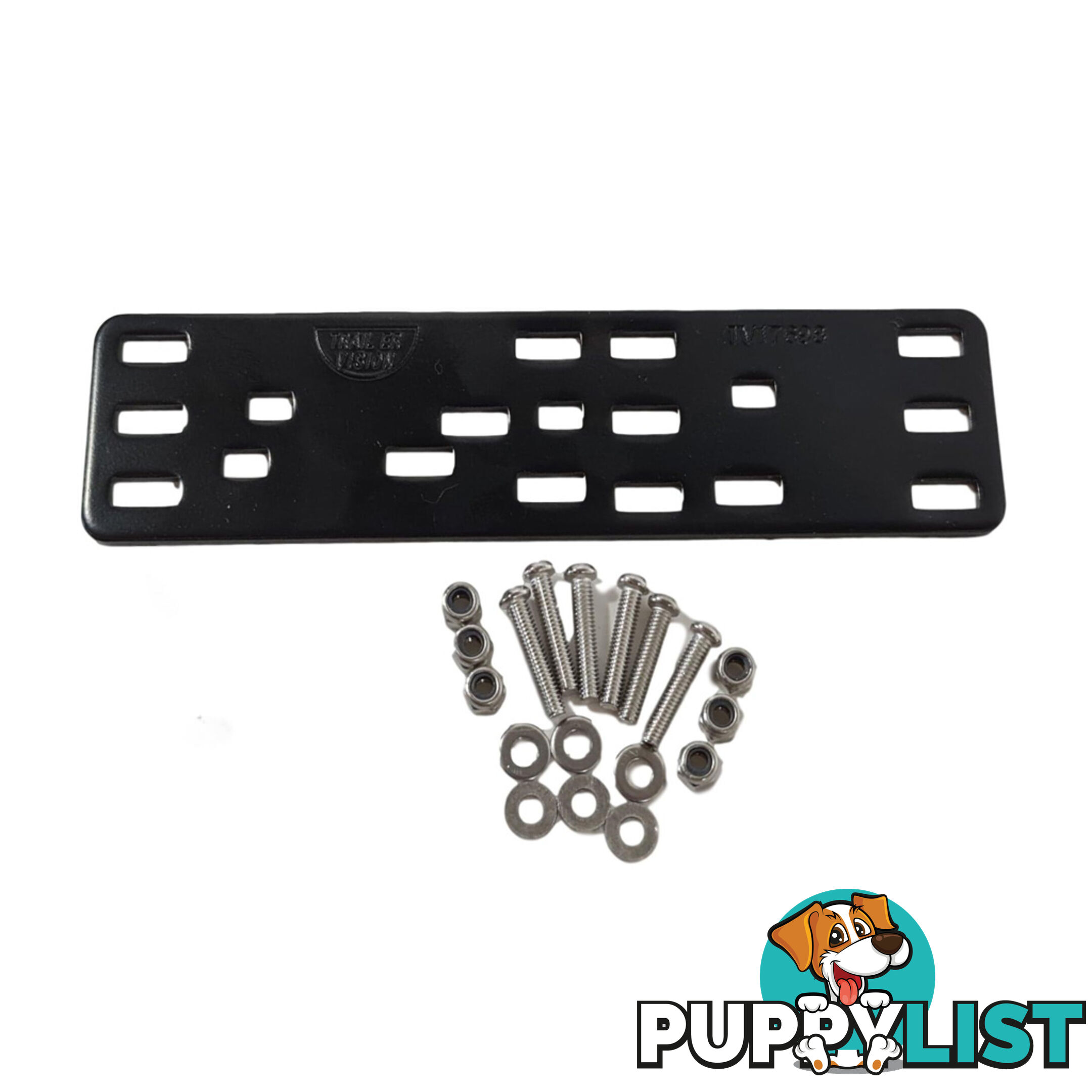 Trailer Vision Mounting Plate for 50 amp Anderson Plug   Flat Trailer Plug SKU - TV17689-B