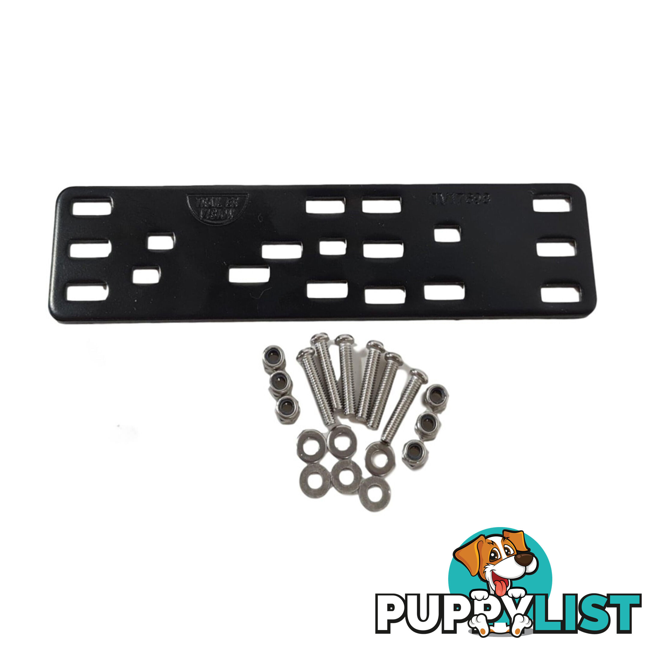 Trailer Vision Mounting Plate for 50 amp Anderson Plug   Flat Trailer Plug SKU - TV17689-B