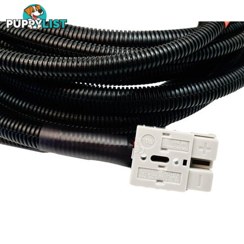 12/24v Lead 4 B S x 7m 50a Anderson, Midi Fuse and Holder Cable Lugs, Split Tube SKU - DC-13313