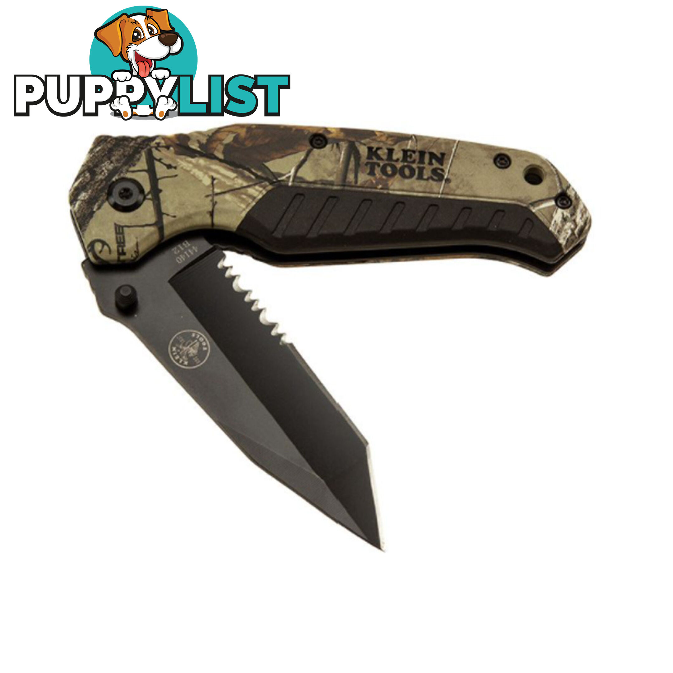 Klein Pocket Knife REALTREE XTRAâ¢ Camo 3 1/2 " Tanto Blade SKU - 44222