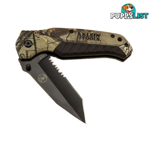 Klein Pocket Knife REALTREE XTRAâ¢ Camo 3 1/2 " Tanto Blade SKU - 44222