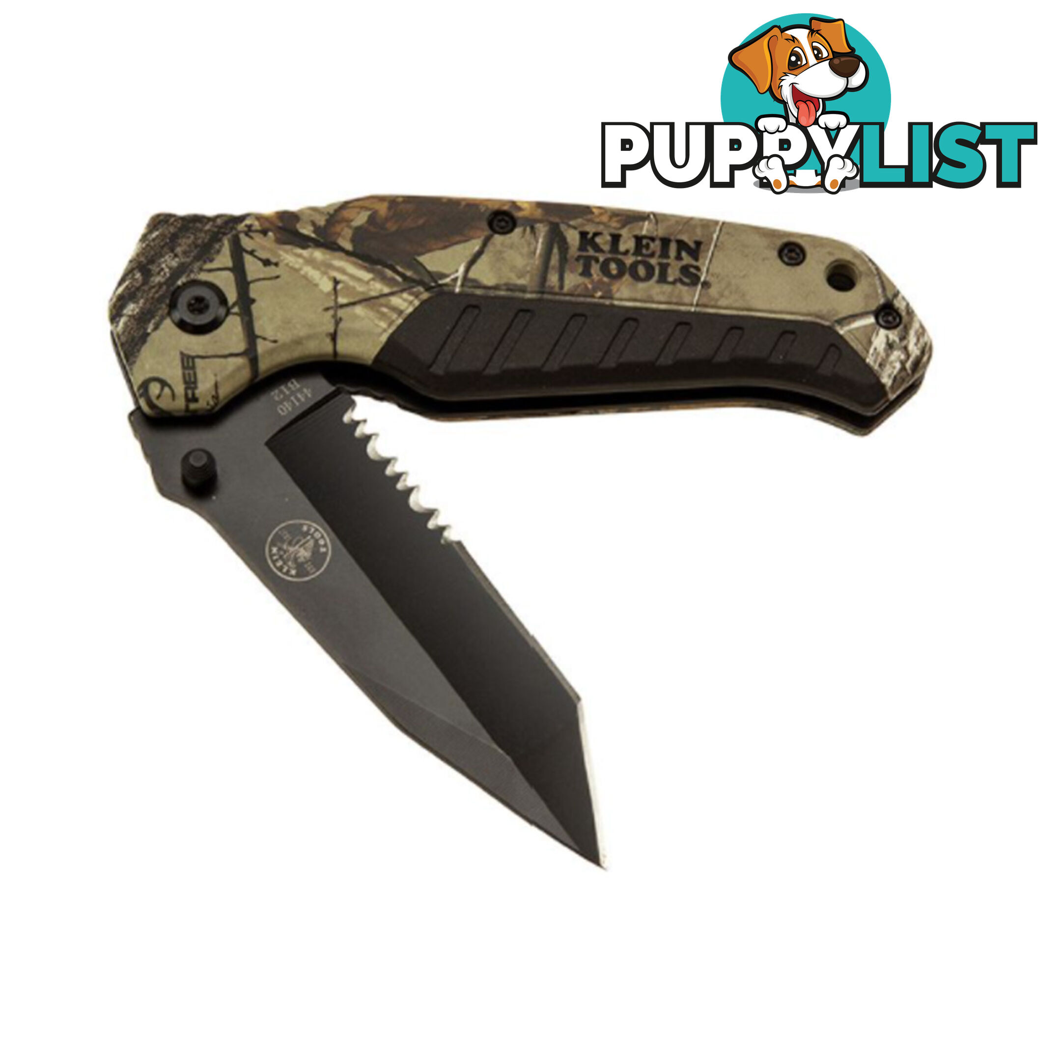 Klein Pocket Knife REALTREE XTRAâ¢ Camo 3 1/2 " Tanto Blade SKU - 44222