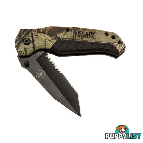 Klein Pocket Knife REALTREE XTRAâ¢ Camo 3 1/2 " Tanto Blade SKU - 44222