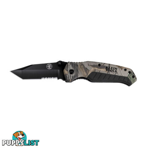 Klein Pocket Knife REALTREE XTRAâ¢ Camo 3 1/2 " Tanto Blade SKU - 44222