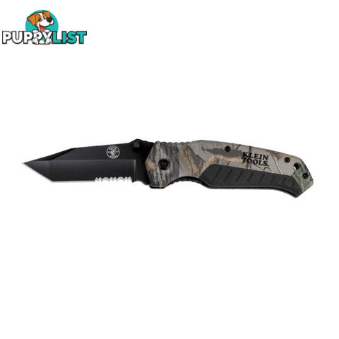 Klein Pocket Knife REALTREE XTRAâ¢ Camo 3 1/2 " Tanto Blade SKU - 44222