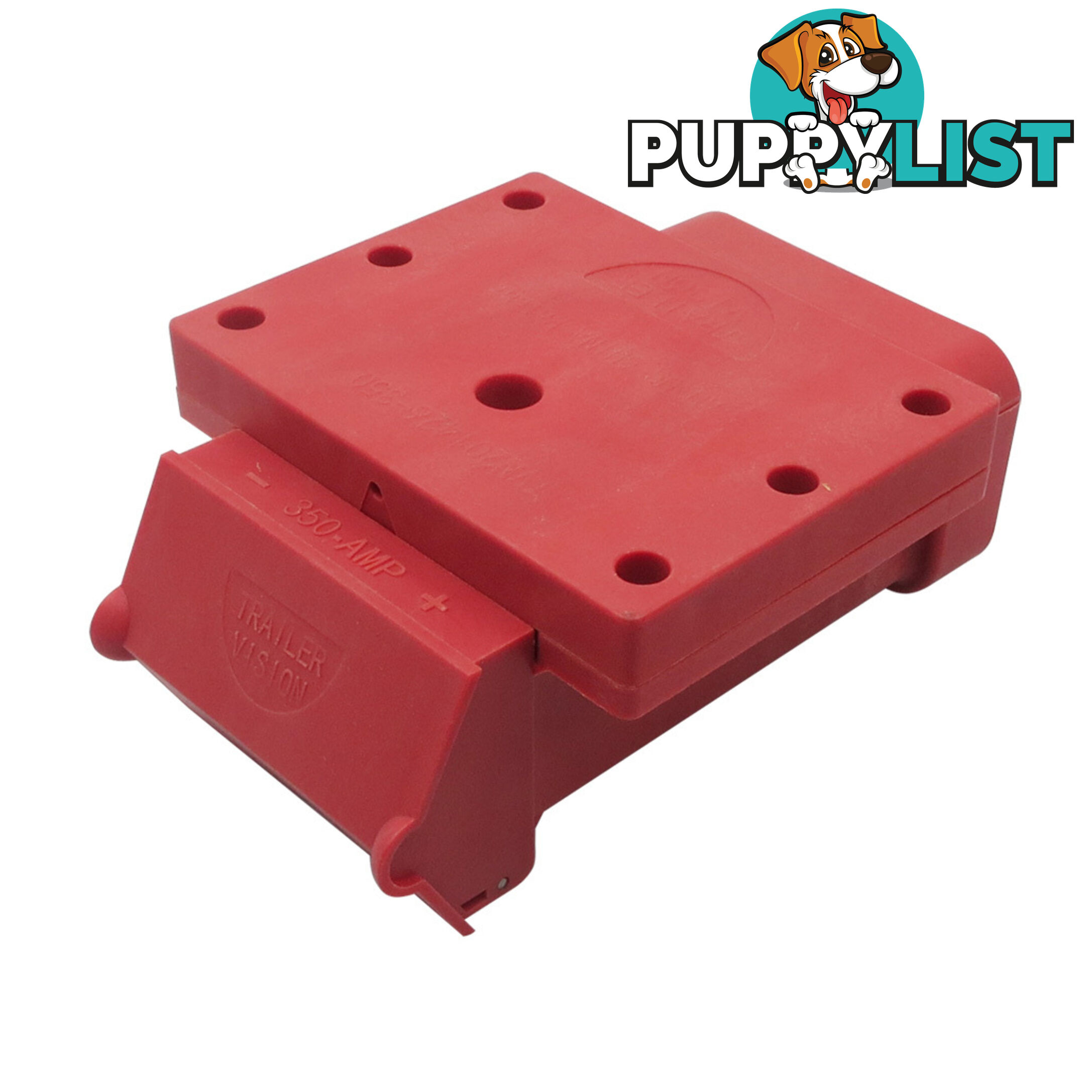 Trailer Vision 350 amp Anderson Style Connector Housing Red SKU - TVN201426-350R