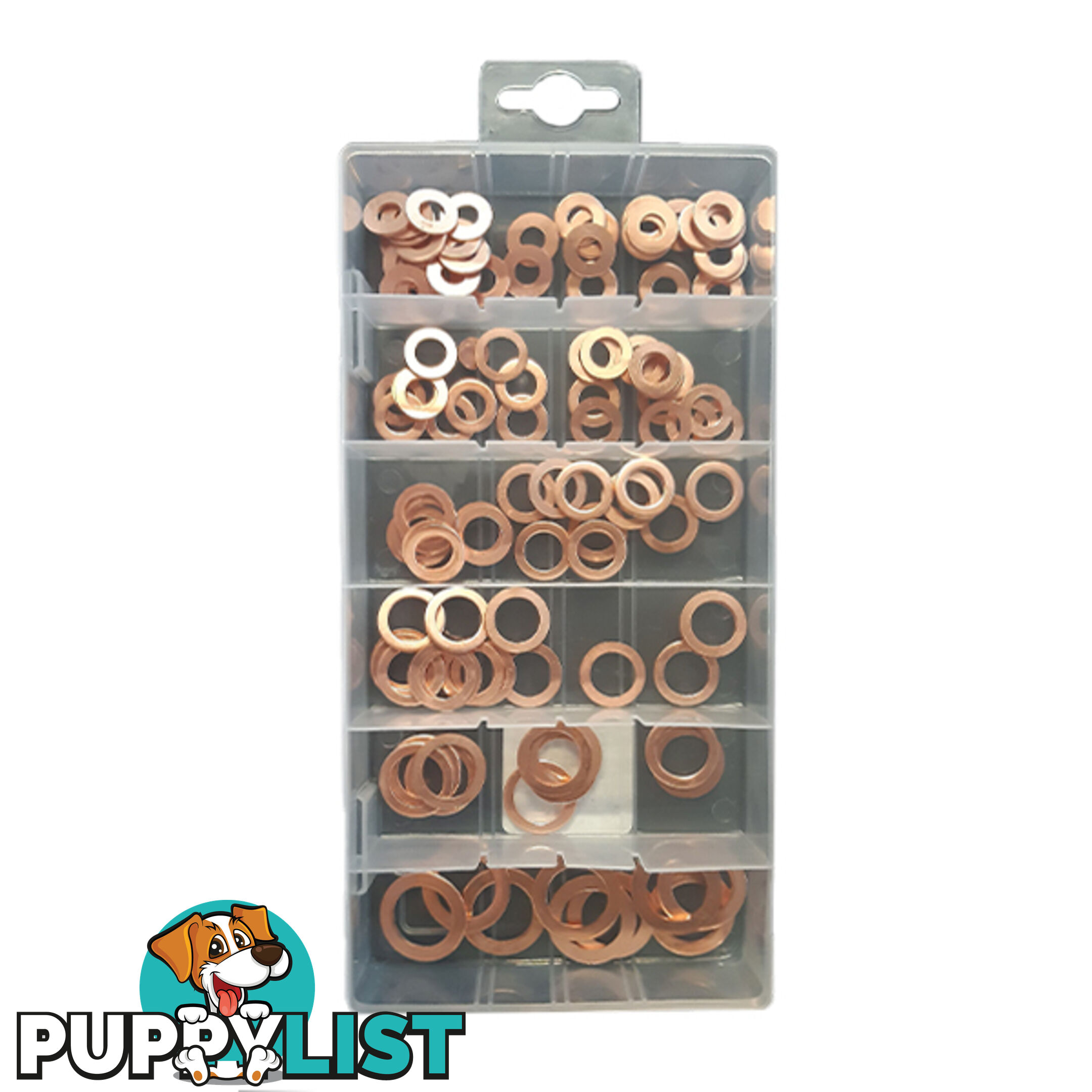 Copper Washers 6mm-16mm ID 110 Pack M6-M16 SKU - RG2814