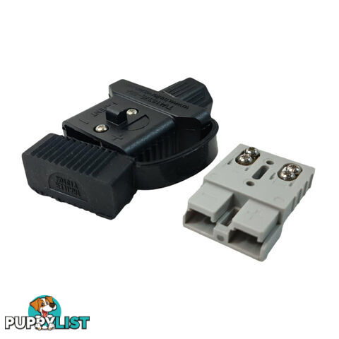 Trailer Vision 50 amp Anderson Plug Cover Assembly with Screw Contact Plug SKU - TVN416375-50SC