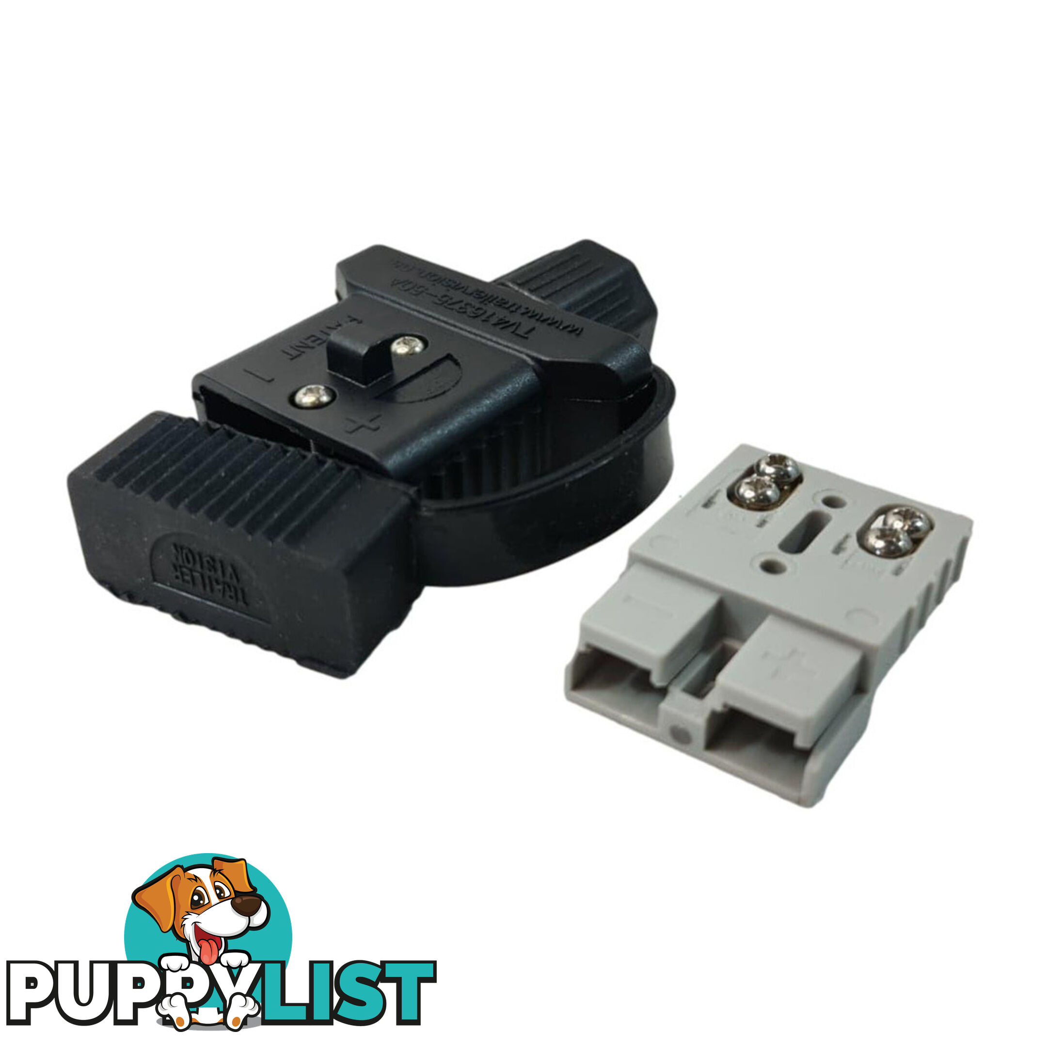 Trailer Vision 50 amp Anderson Plug Cover Assembly with Screw Contact Plug SKU - TVN416375-50SC