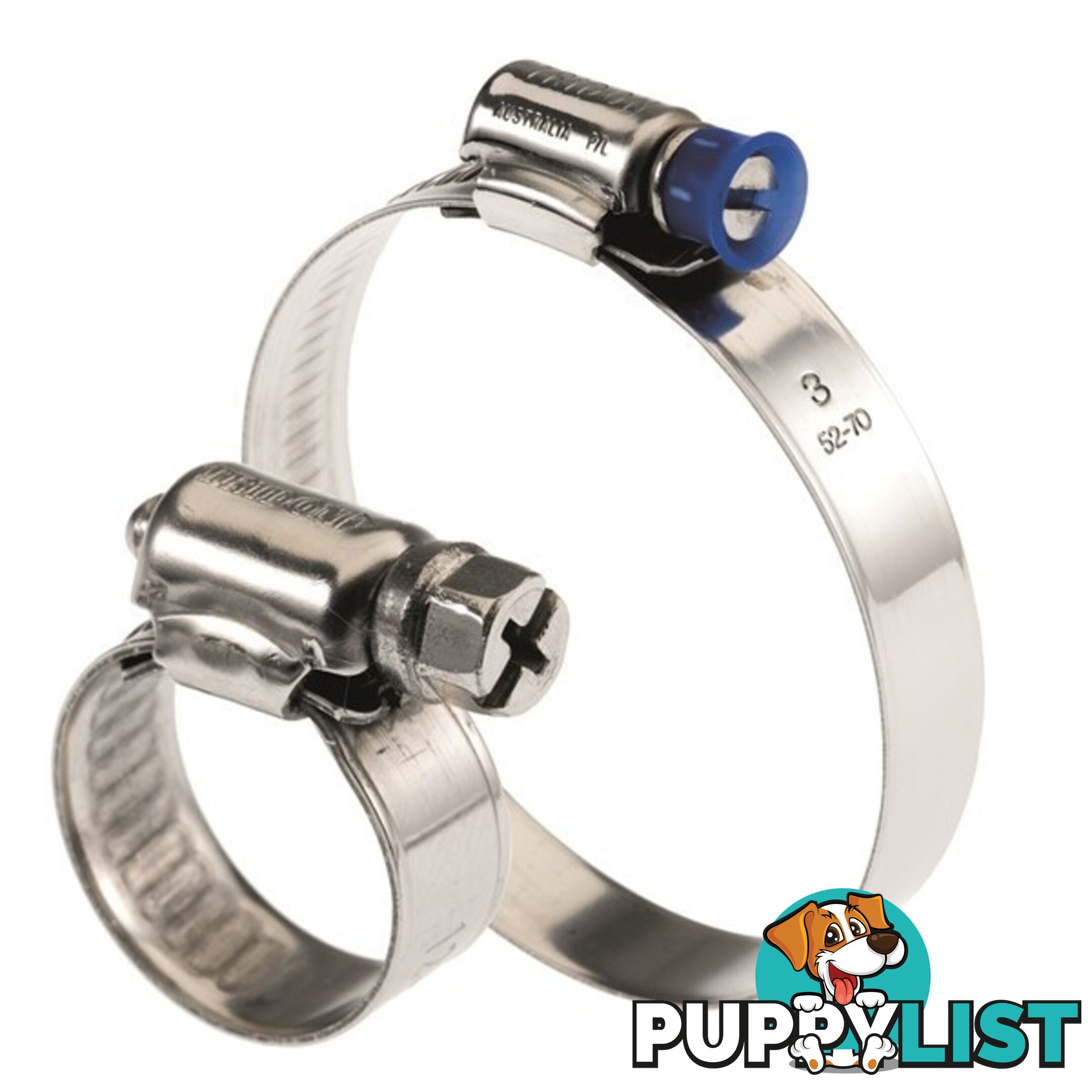 Tridon Hose Clamp 205 -230mm Regular Solid Band Collared  Full S. Steel 10pk SKU - SMPC10