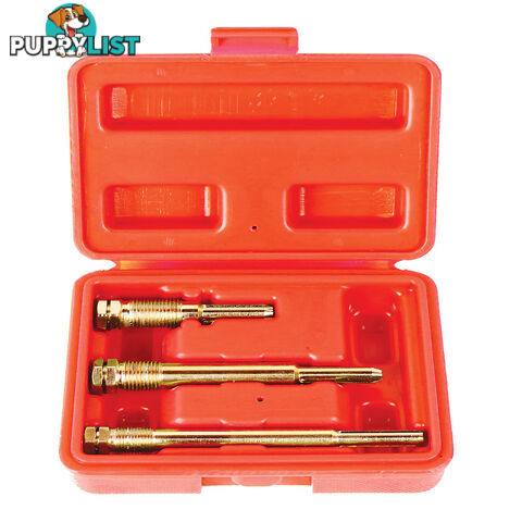 PK Tools Glow Plug Reamer 3pc Set M10, M12 (Short) M12 (Long) SKU - PT41180