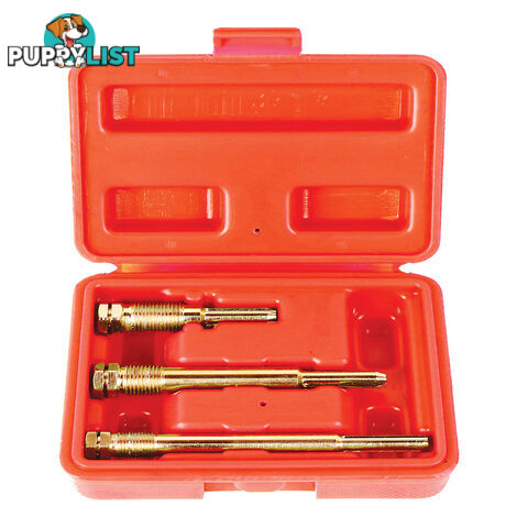 PK Tools Glow Plug Reamer 3pc Set M10, M12 (Short) M12 (Long) SKU - PT41180