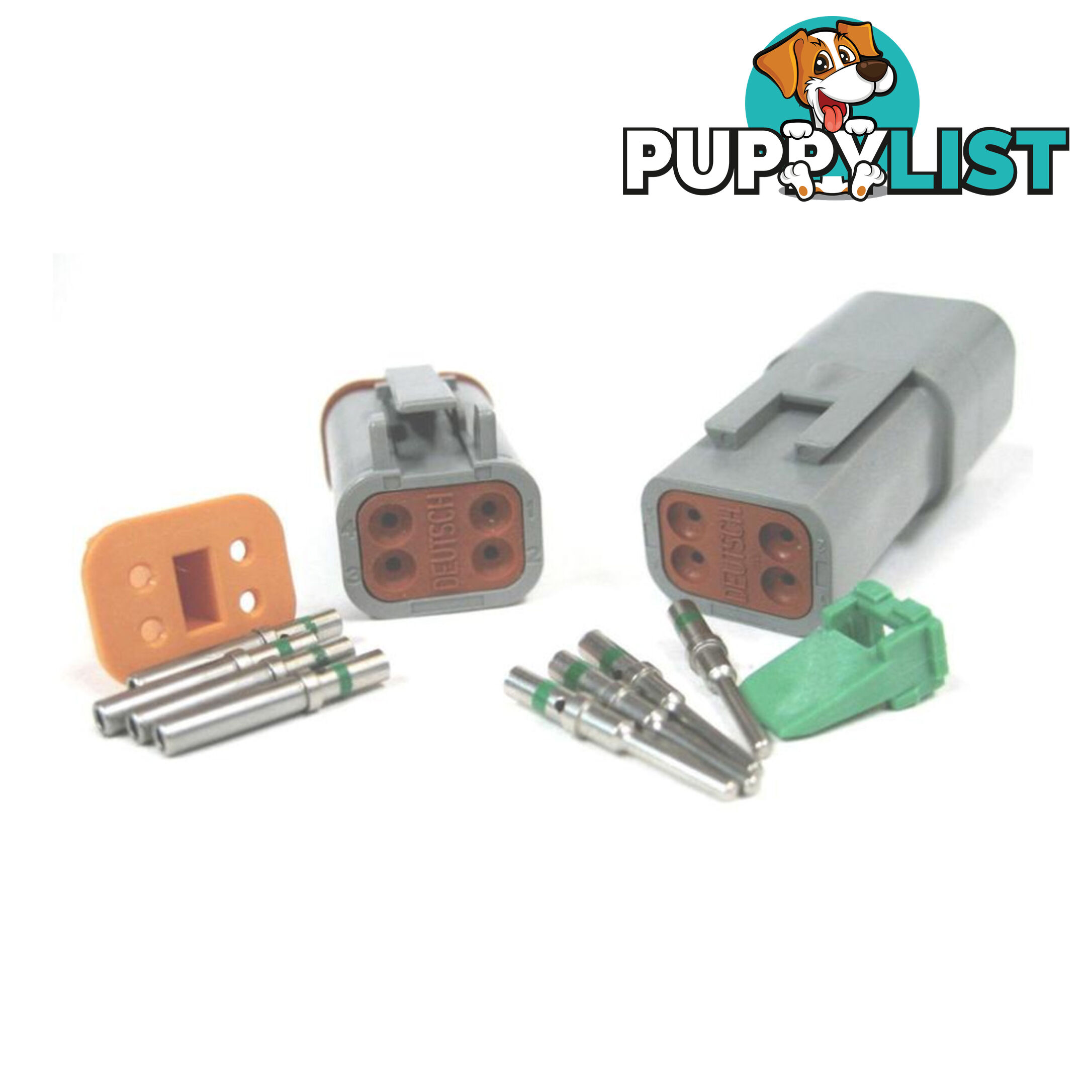 Deutsch DT 4-Way 4 Pin Electrical Connector Waterproof Plug Kit SKU - BB-Deutsch4Pin