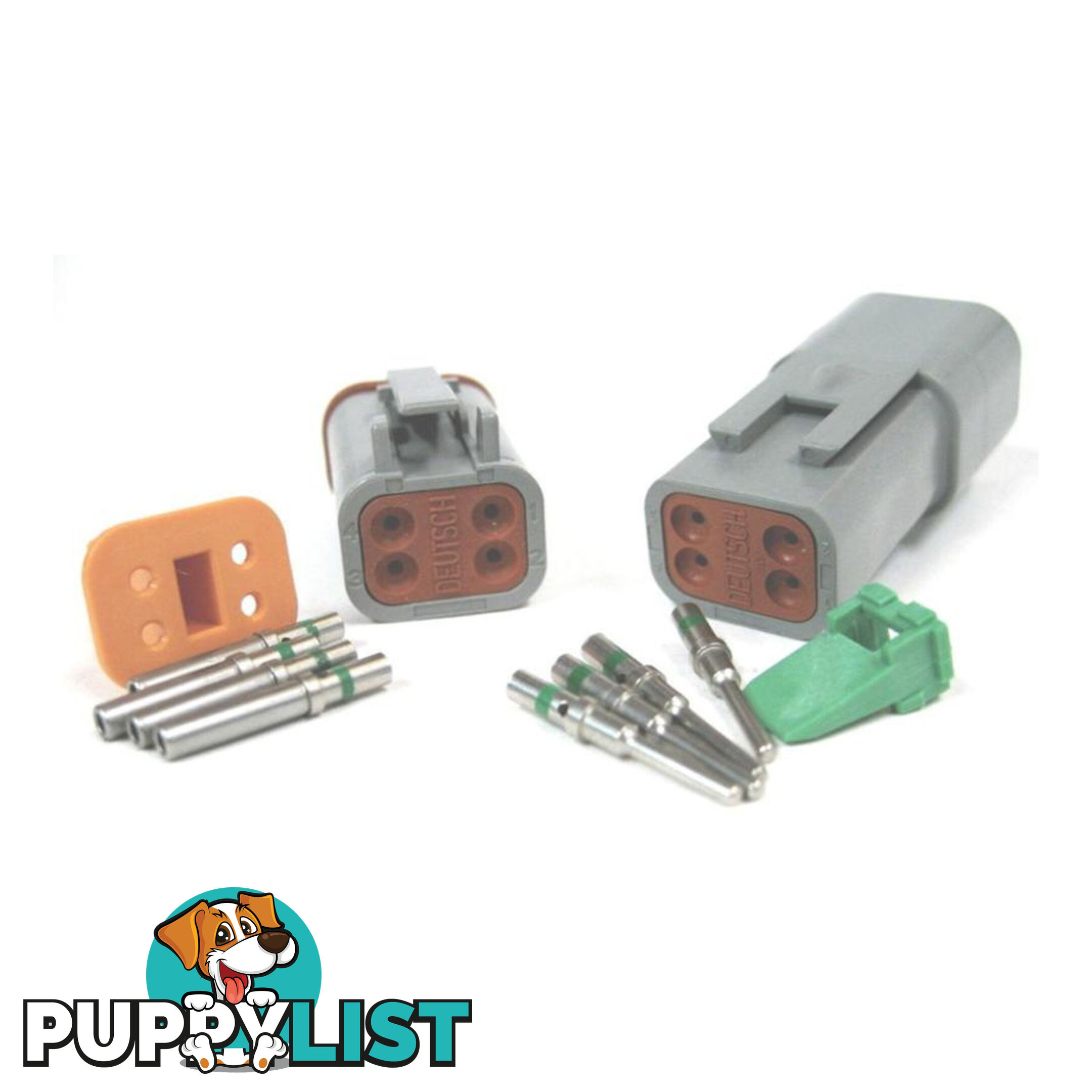 Deutsch DT 4-Way 4 Pin Electrical Connector Waterproof Plug Kit SKU - BB-Deutsch4Pin