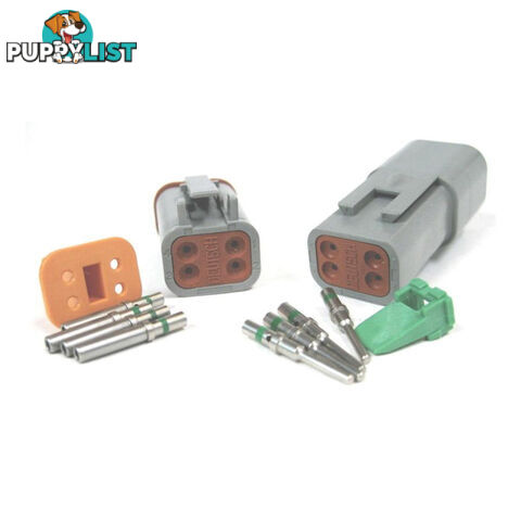 Deutsch DT 4-Way 4 Pin Electrical Connector Waterproof Plug Kit SKU - BB-Deutsch4Pin