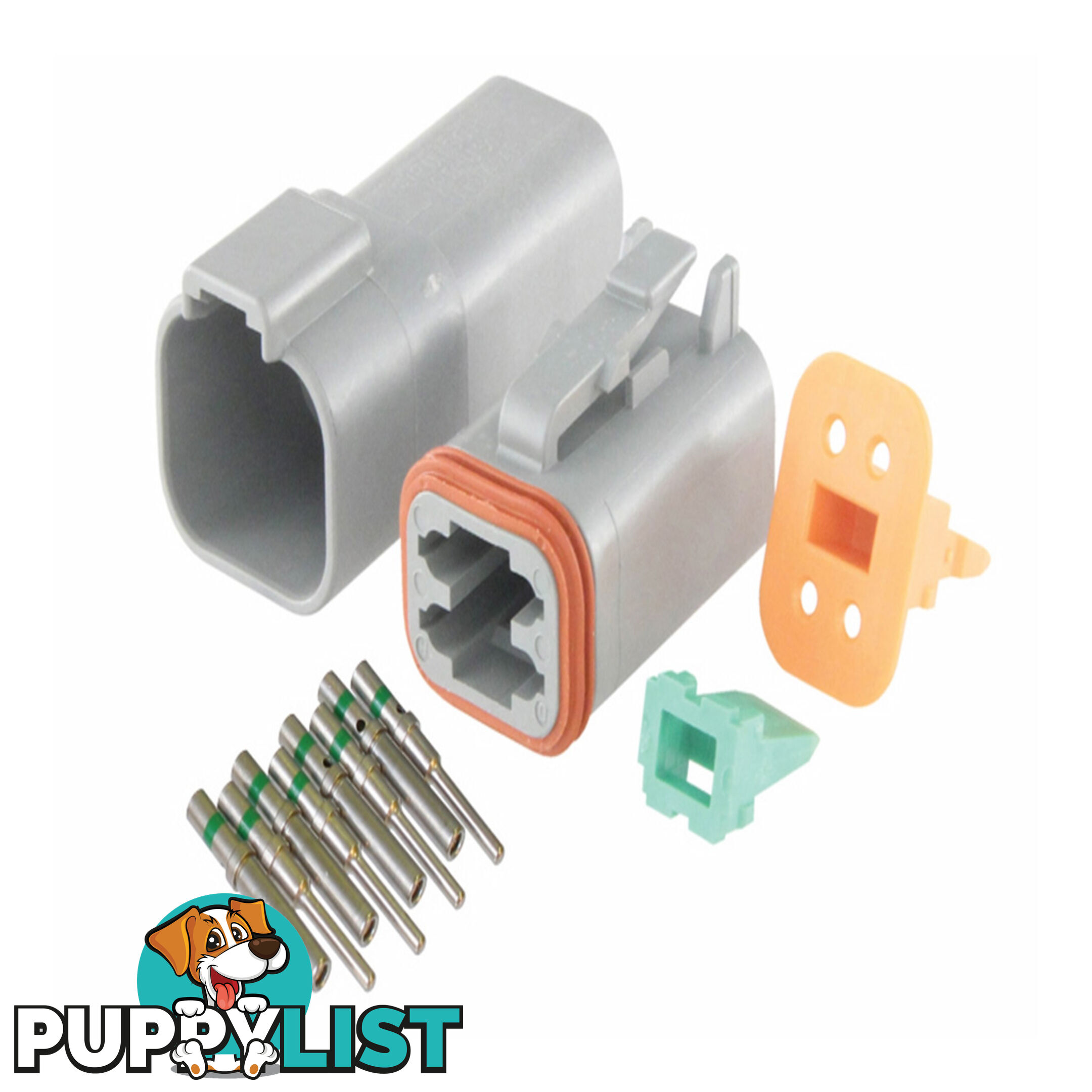 Deutsch DT 4-Way 4 Pin Electrical Connector Waterproof Plug Kit SKU - BB-Deutsch4Pin