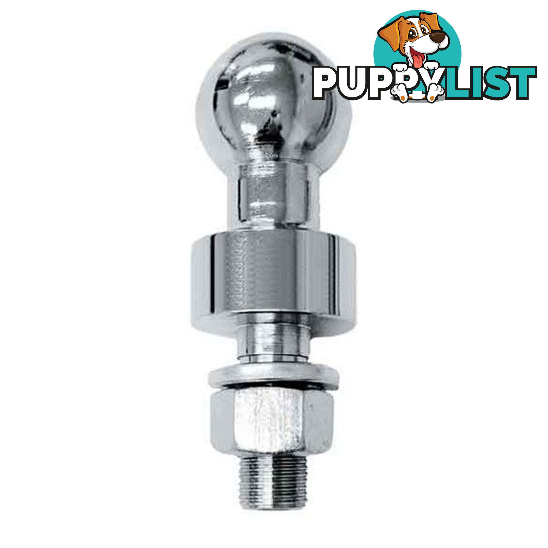 PK Tools Tow Ball 50mm Chrome 25mm Rise 51mm Thread SKU - VM2608